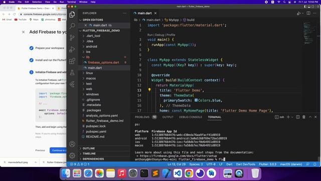 Flutter Firebase Setup - iOS, Android | FlutterFire CLI | 2022 | @flutter