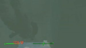 Fallout 4 баг под водой)))