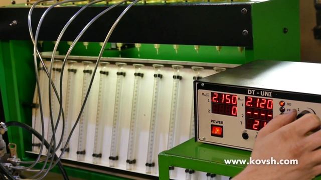 Мы используем прибор DT-UNI фирмы Open System для проверки и ремонта ТНВД