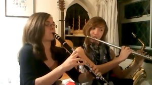 super mario bros. theme flute and clarinet duet