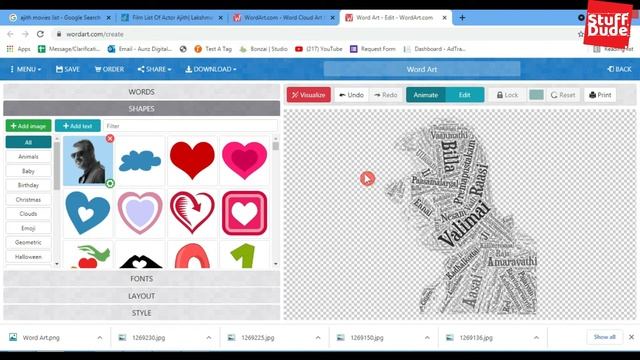 Word Art Design Part 2 | Photoshop Poster Design Tamil Stuff | Dude смотреть онлайн