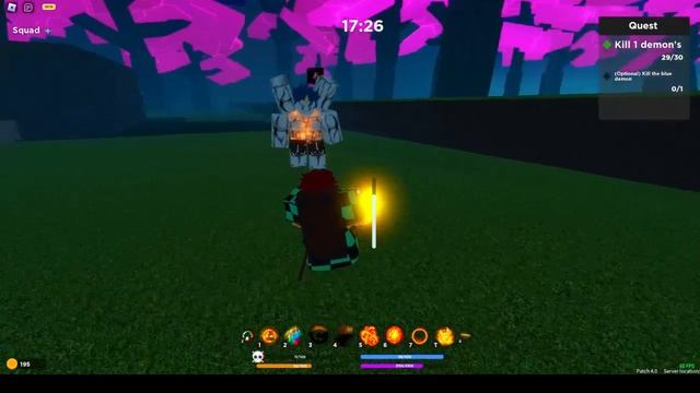 Becoming Hinokami Tanjiro In Roblox Demon Slayer! смотреть онлайн