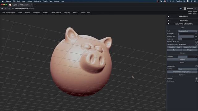 sculptGL - sculpt along tutorial 1 (tagalog)