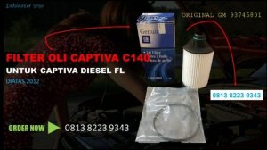 081382239343 jual filter oli Chevrolet captiva diesel FL original