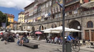 Porto -  Ribeira and Vila Nova de Gaia Portugal in 4K