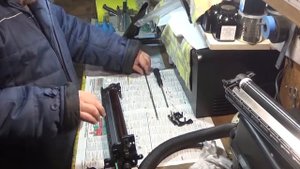 Kyosera MK 460   замена фотобарабана, ремонт картриджа