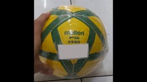 BOLA SEPAK BOLA FUTSAL MOLTEN FG 2950 WARNA HIJAU DAN KUNING TERSEDIA