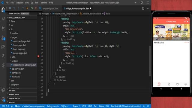 ? Flutter - Grocery App - WordPress - WooCommerce Series ? - EP 05 - Home Screen смотреть онлайн