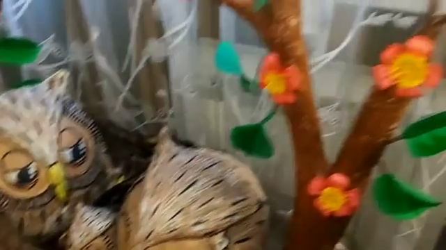 Совушки из бумаги. папье-маше. поделки с детьми. смотреть онлайн