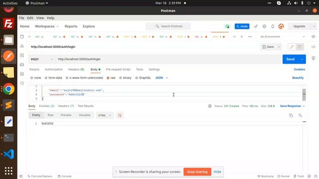 Login with Email & Password Cognito AWS NestJs смотреть онлайн