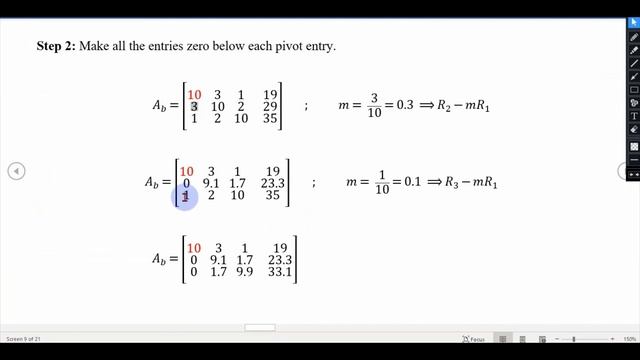 Gauss Elimination Method with MATLAB code смотреть онлайн