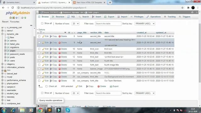 laravel cms project part 23 | make dynamic post on admin panel | web page manage by admin panel