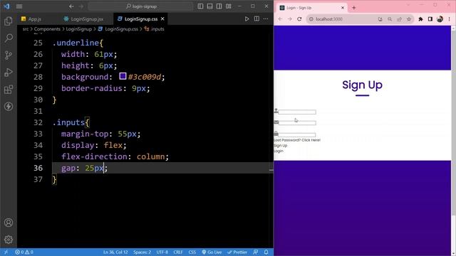 How To Make Sign In & Sign Up Form Using React JS | ReactJS Login & Registration Form смотреть онлайн