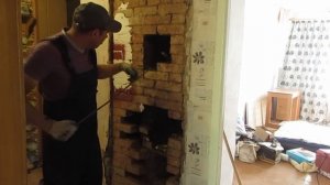 РЕМОНТ КИРПИЧНОЙ ПЕЧИ || ЧИСТКА КАНАЛОВ