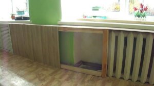 Короб для батареи из панелей мдф своими руками