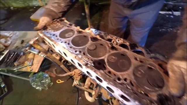 ремонт ГБЦ Nissan patrol с Land Tour (второй часть) смотреть онлайн