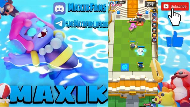 МАКСИК ИГРАЕТ В КЛЕШ МИНИ И НАСТРАИВАЕТ НОВЫЙ МИКРОФОН смотреть онлайн