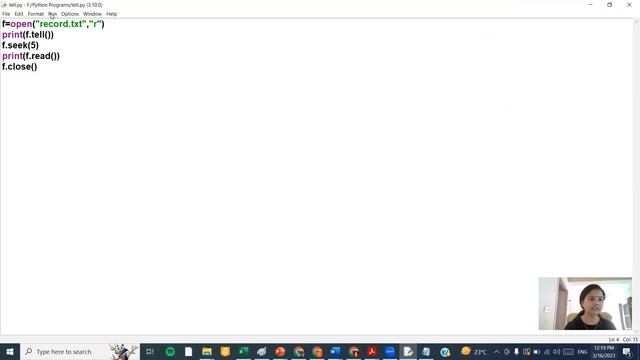 seek( ) and tell( ) functions in Python | Random File Access | CBSE Class - XII | Computer Science