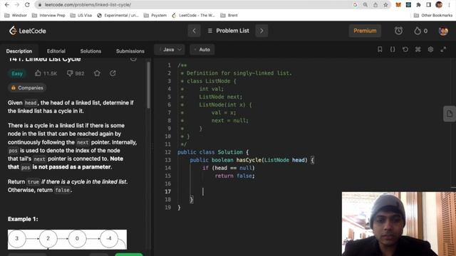 Detect Loop in linked list | Must Do Coding Interview Questions | Java смотреть онлайн