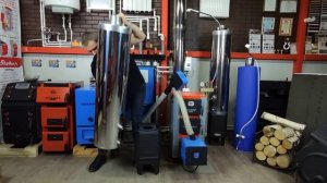 Бак из нержавейки КВЛН 2.0 INOX для дровяного титана ( дровяной водогрейной колонки )