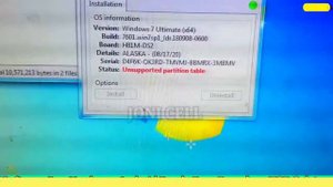 Windows 7 Ultimate Permanent Activation | Unsupported Partition Table | Remove Build 7601
