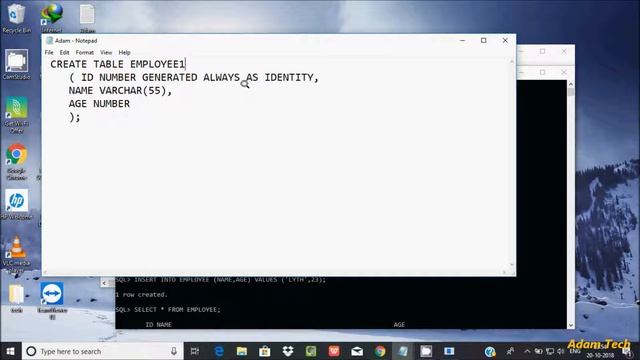 Identity Column in Oracle Database смотреть онлайн