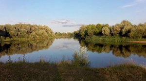 Река Десна. В районе  д. Слобода ( Выгоничи. Брянская обл. ) Память моего детства.