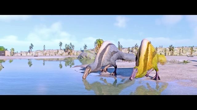 Yutyrannus, Deinocheirus, Sinosauropteryx ? Jurassic World Evolution 2 Feathered Species Animations смотреть онлайн