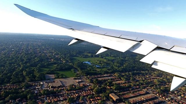 Flight Simulator 2023 | Lufthansa Boeing 747-8 Scenic Landing At Chicago Airport | 4K | MSFS