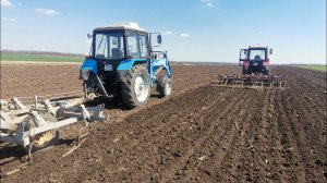 Мтз 892 и мтз 82 предпосевная культивация.