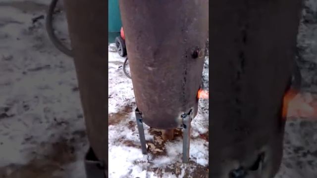 Во замудрил! Музыкальная печь на отработаном масле смотреть онлайн