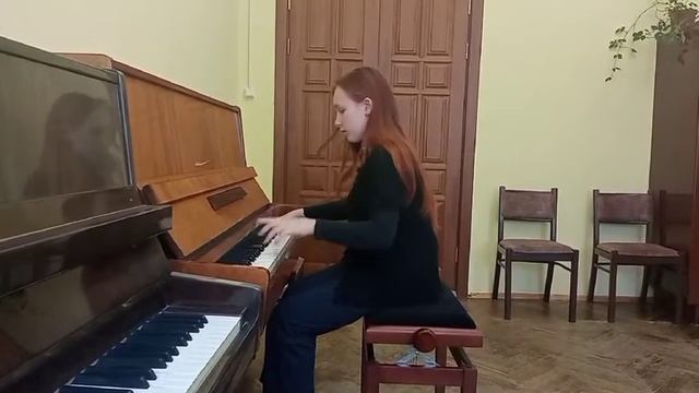 Самохвалова Александра, фортепиано, 12 лет,  Р. Телепнёв «Лирическая миниатюра»