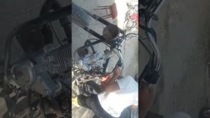 Китайский двигатель на иж мотоцикл часть 2