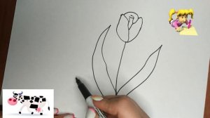 How to draw a rose - Cómo dibujar una rosa - Как нарисовать розу