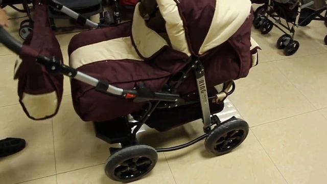 Детская коляска. Амортизация на ремнях. смотреть онлайн