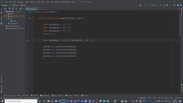 Variables Episode 05: char Variables and ASCII Code