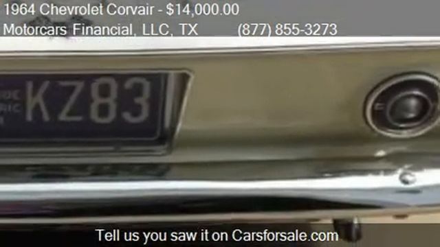 1964 Chevrolet Corvair for sale in Headquarters in Plano, T смотреть онлайн