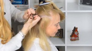 Голливудское наращивание волос. До и после преображения.