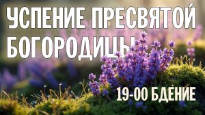 19-00 | УСПЕНИЕ ПРЕСВЯТОЙ БОГОРОДИЦЫ 2024 | БДЕНИЕ | ВАЛААМСКИЙ МОНАСТЫРЬ