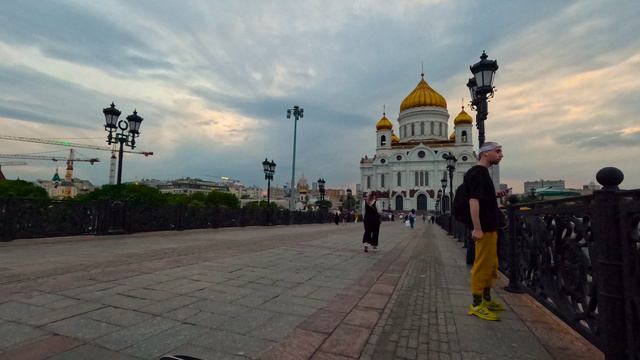 Таймлапс Москва Храм Христа Спасителя