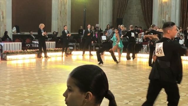 Daniil Bondarenco - Juliana Reis Antunes, POR | Samba | WDSF European Championship Youth Latin 2019