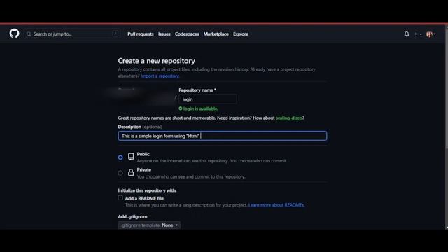 How to create a github repository