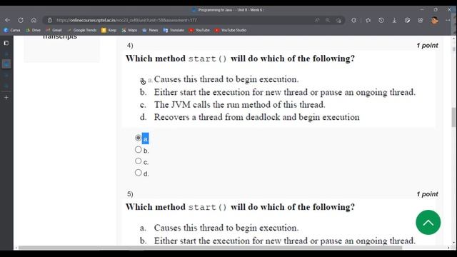PROGRAMMING IN JAVA NPTEL WEEK 6 ASSIGNMENT ANSWERS 2023 смотреть онлайн