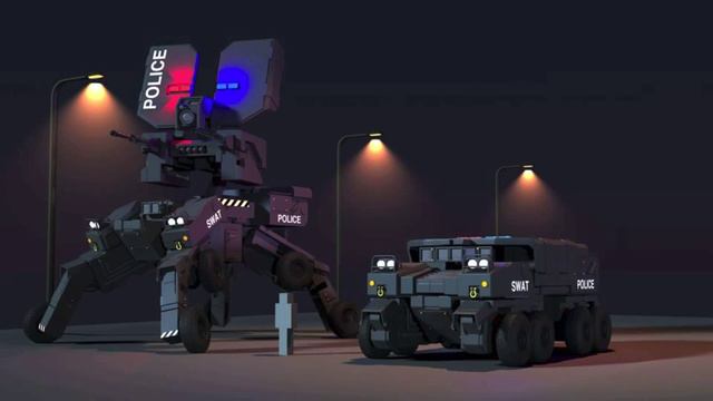 Swat Bot animation test смотреть онлайн