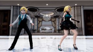【MMD】Childish War / Giga-P x rachie & JubyPhonic x Kagamine Rin & Len【English Cover】