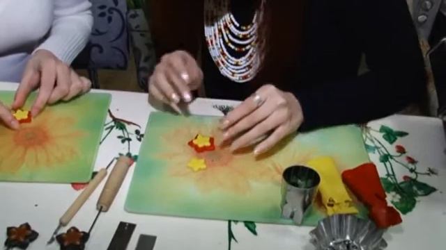 HandMade_№3_Сережки з полімерної глини