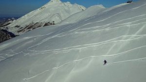 Sochi snowboarding freeride (GoPro and Drone)