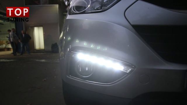 Дневные ходовые огни EPISTAR Type 2 - Тюнинг HYUNDAI ix35 смотреть онлайн