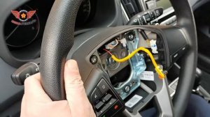 Как снять руль и подушку безопасности Hyundai Creta, Hyundai ix25