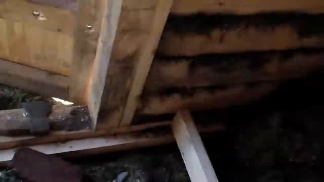 Деревянный пол на лагах; строительство гаража часть 5 смотреть онлайн